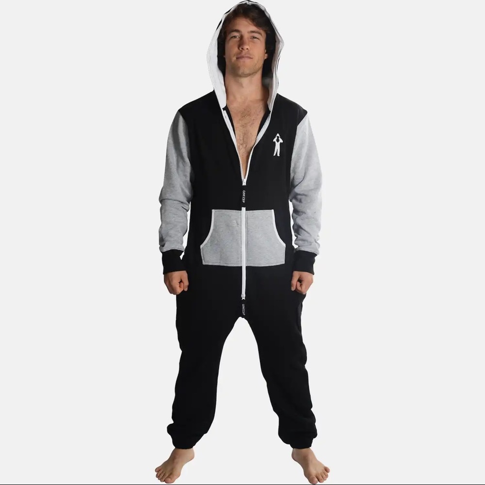 One zip onesie